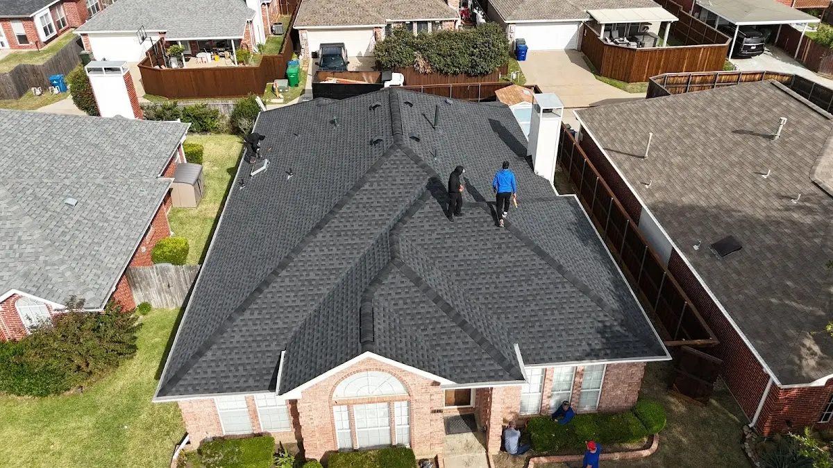 Commercial Roofing work in progress on a Wesley Chapel property